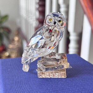 New 100% SWAROVSKI Harry Potter Hedwig Magic Figurine Display Deco