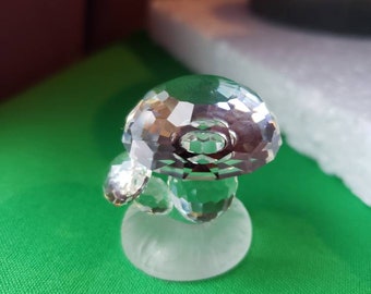 Swarovski crystal Mushroom Figurine