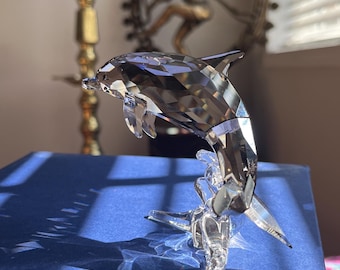 Rare Swarovski Dolphin Mother 5043617 With box and certificate