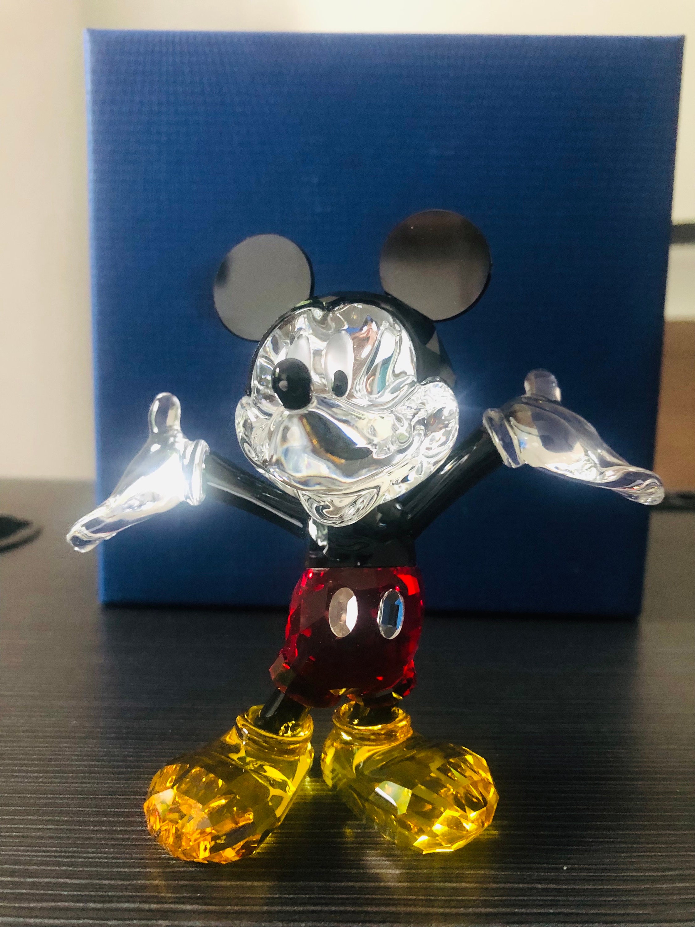 Swarovski Disney Mickey Mouse Figurine New in Box Color Swarovski Disney Mickey Mouse Figurine New in Box Color