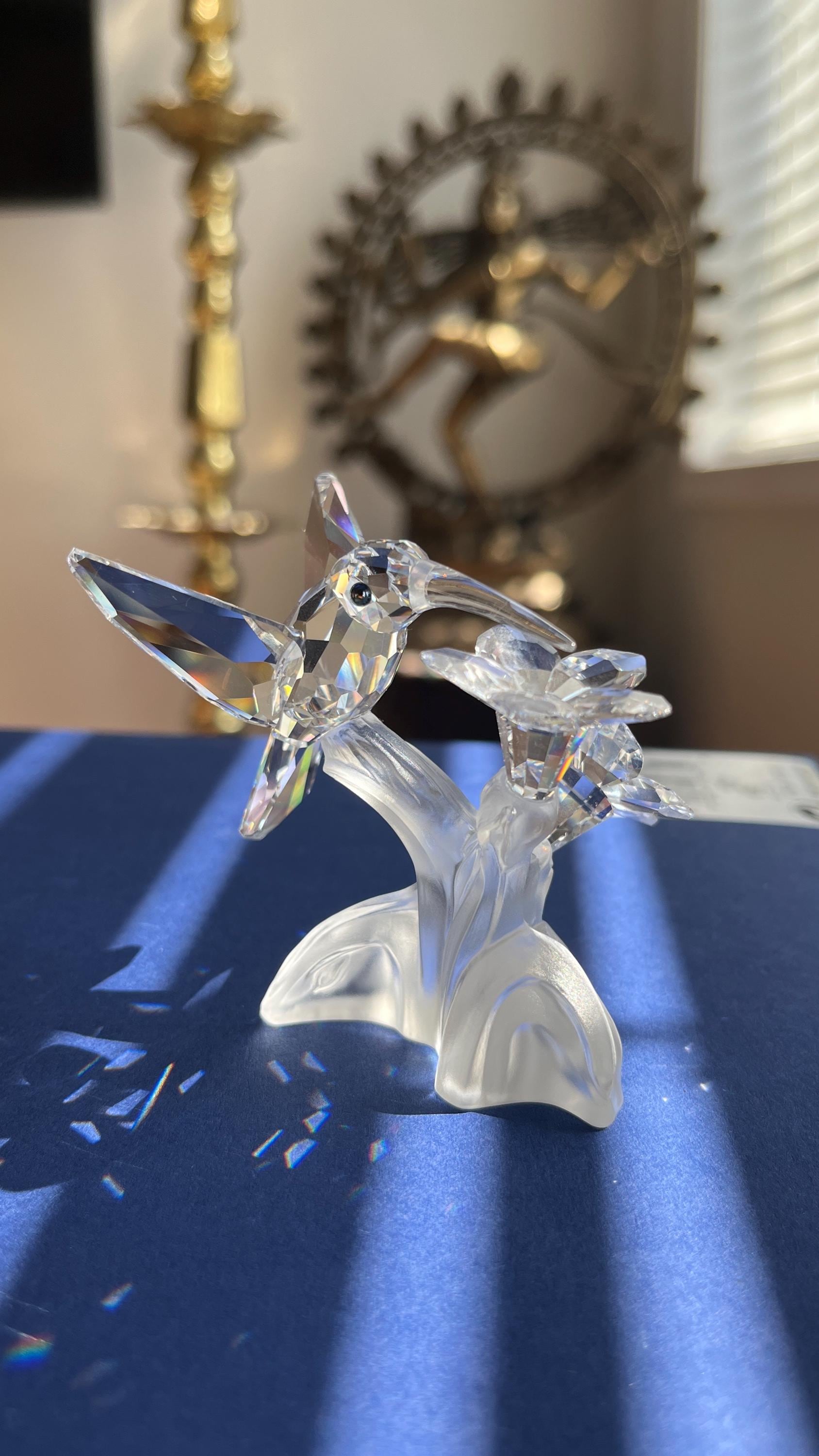 Swarovski Crystal Figurines Hummingbird - Etsy