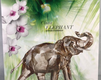 Swarovski Crystal Figurine Scs Cinta Elephant 2013 Annual