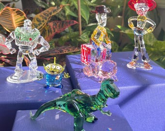 Swarovski Toy Story 6 pieces set Woody Jessy Buzz Rex and Ham brand new in Boxes