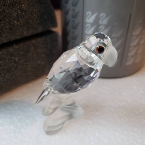 Swarovski crystal Bird Figurine W/ original box and COA
