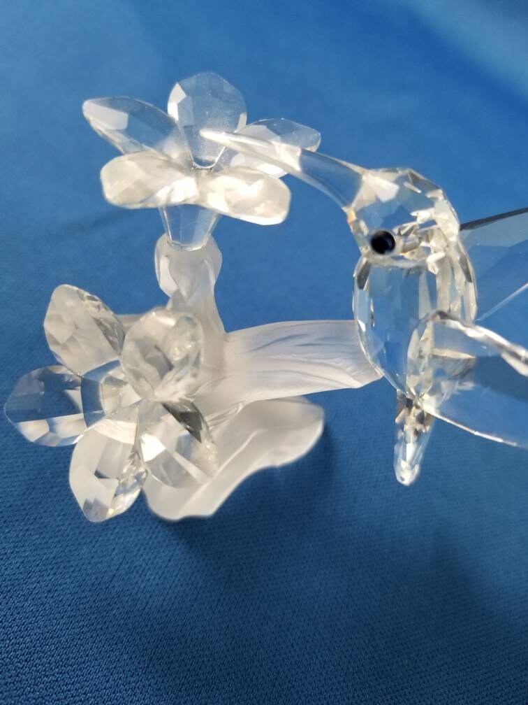 Swarovski Crystal Figurine HUMMINGBIRD RETIRED 2007 MIB