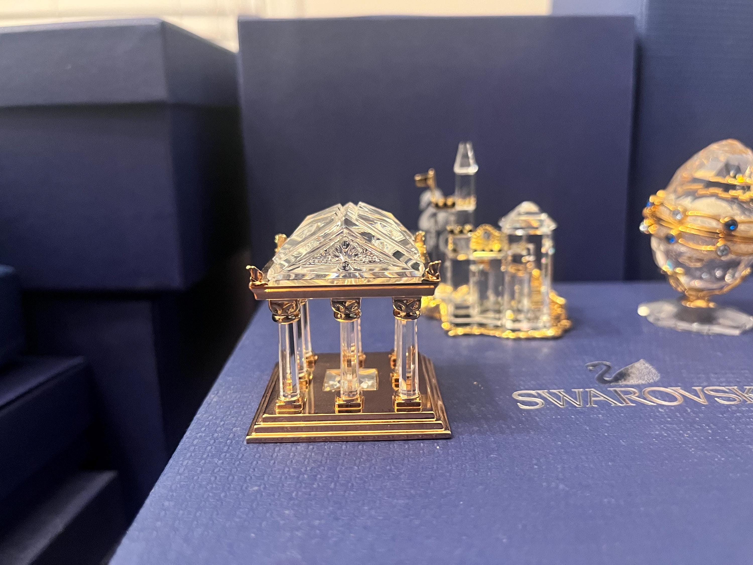 Swarovski Crystal Memories Journey Set of 4 Japanese Temple ,greek