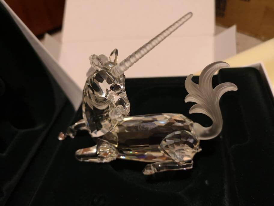 Swarovski Silver Crystal SCS Unicorn Annual Limited Edition 1996