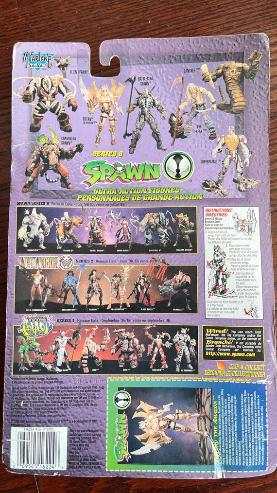 1996 Mcfarlane Toys Spawn Series 6 Tiffany the Amazon Ultra Action
