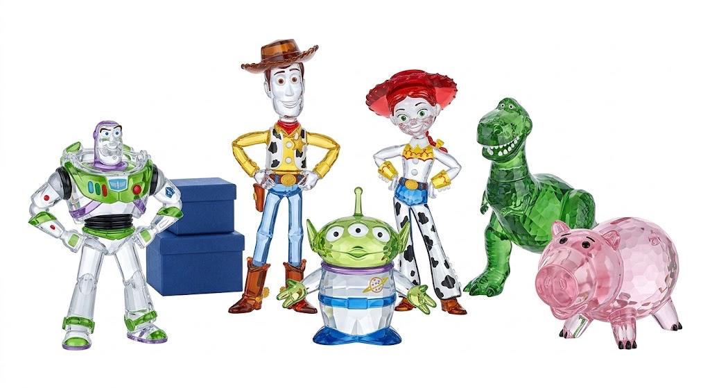 Swarovski Toy Story 6 Pieces Set Woody Jessy Buzz Rex and Ham
