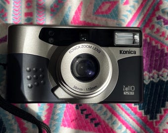 Konica Z-up 110 VP 35mm Point & Shoot Compact Film Camera  Tested working