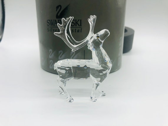 スワロフスキークリスタルトナカイ 214821 新品箱入り、鑑定書付き
