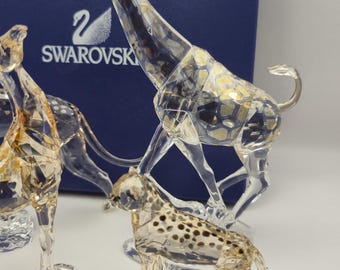 Swarovski Crystal Giraffe & Cheetah: Elegance of Africa SCS 2023 Swarovski Crystal Giraffe & Cheetah: Elegance of Africa SCS 2023