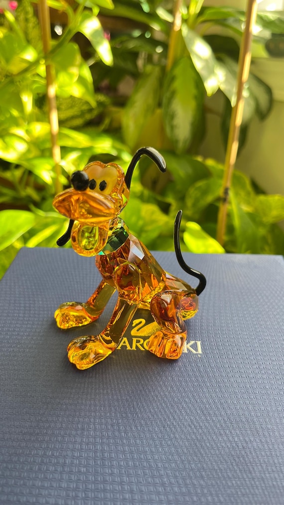 スワロフスキー　プルート Swarovski Crystal Colored Disney Pluto - Etsy