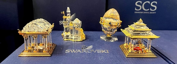 SWAROVSKI Crystal Memories ８点セット Swarovski Crystal Memories Journey Set of 4 Japanese Temple ,greek
