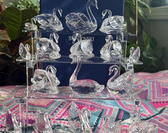 Swarovski Swan figurines without box priced individually