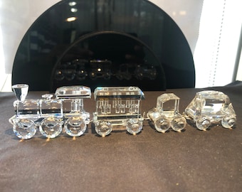 Swarovski Crystal Train Set - Etsy