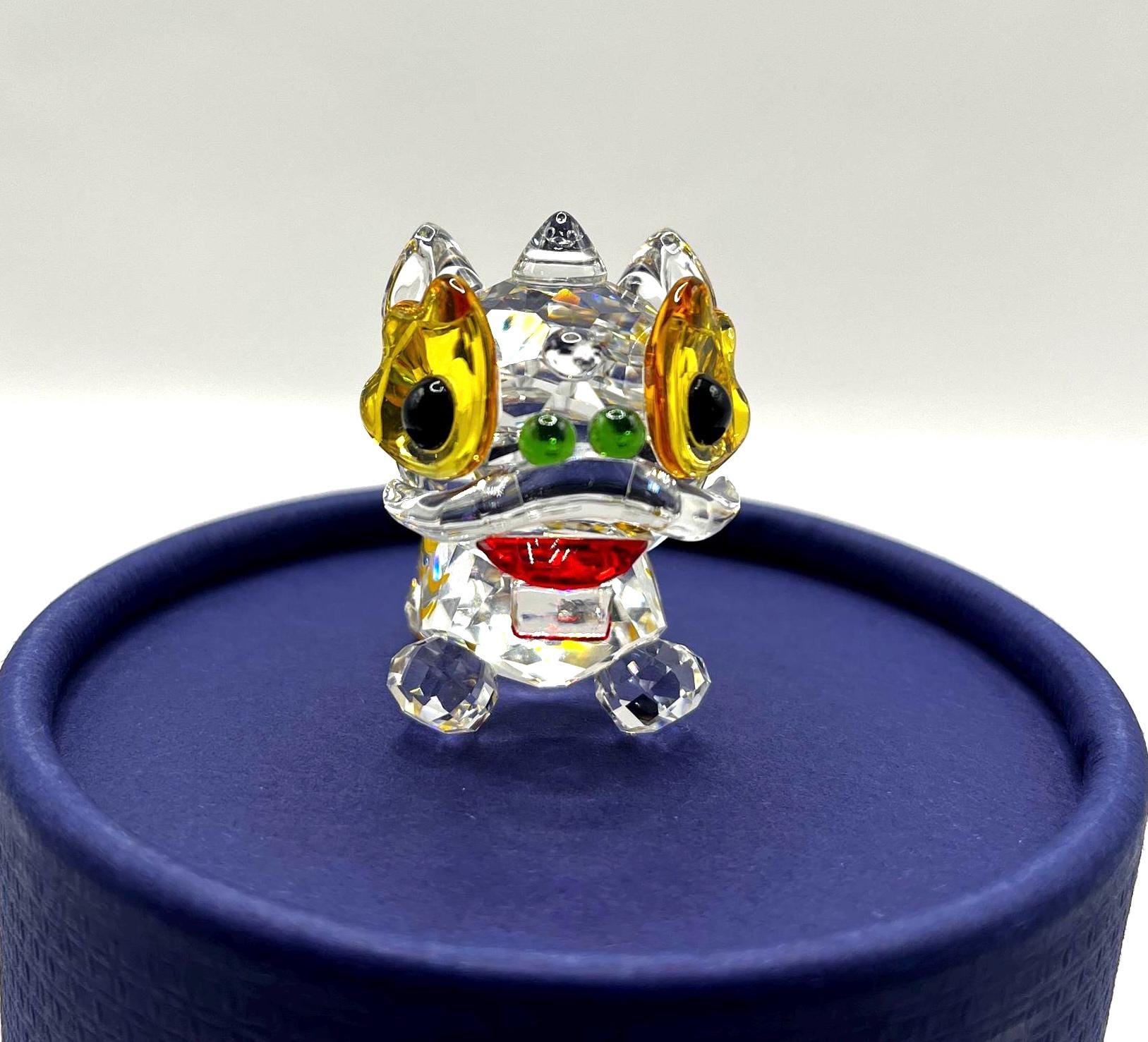 スワロフスキー獅子舞の置物 - 約4 cm (1.57インチ) - Etsy 日本