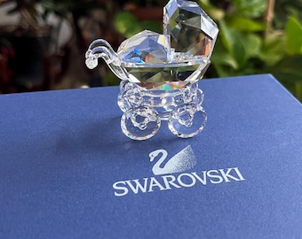 Swarovski figurine Baby Carriage - Pram 199197 mint with original box
