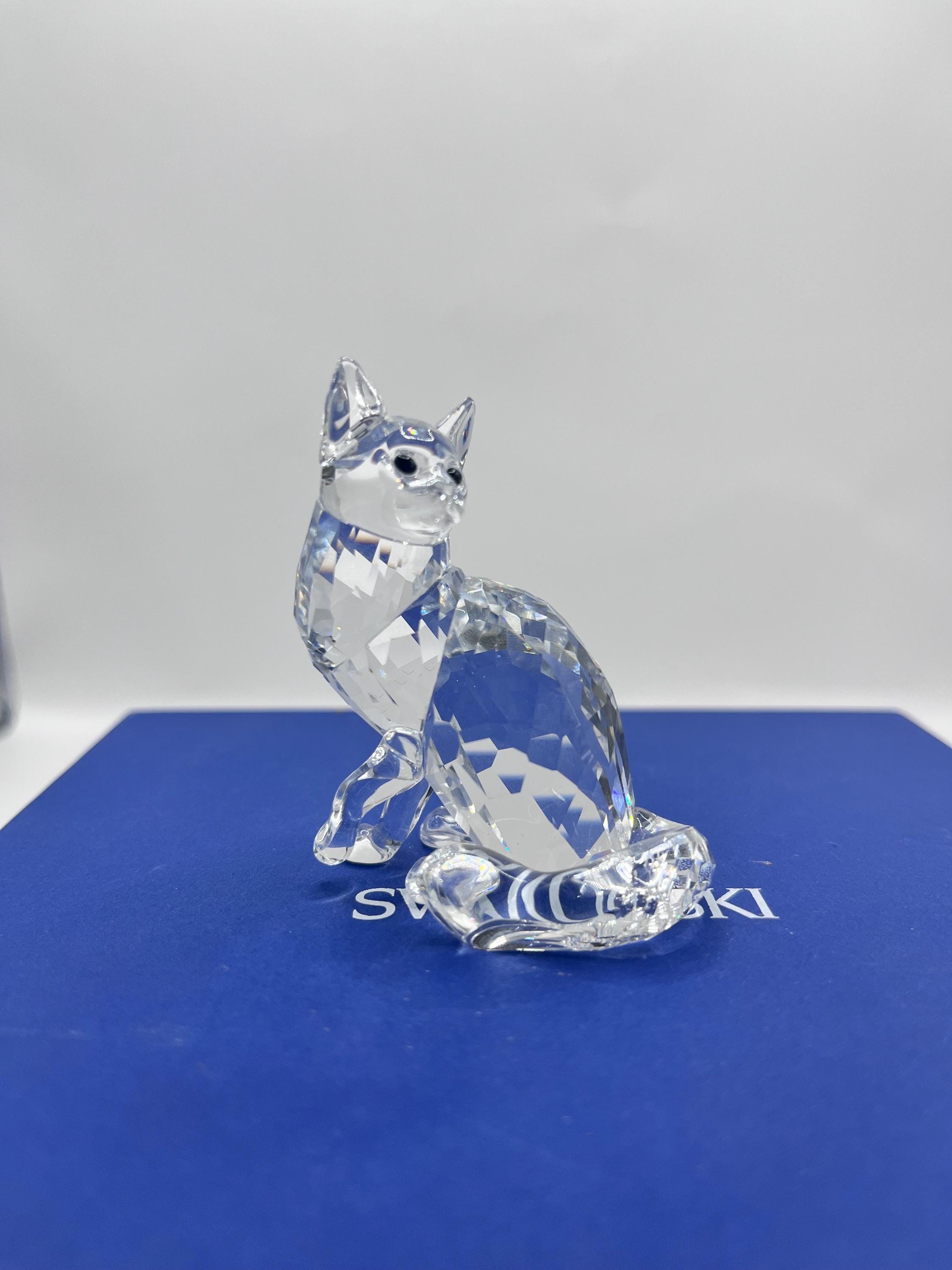Swarovski Maine Coon Cat Crystal Figurine Without Original Box - Etsy