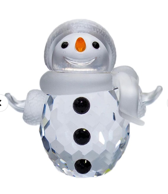 NEW IN BOX Swarovski Crystal 7475 605 Snowman 250229 - Etsy
