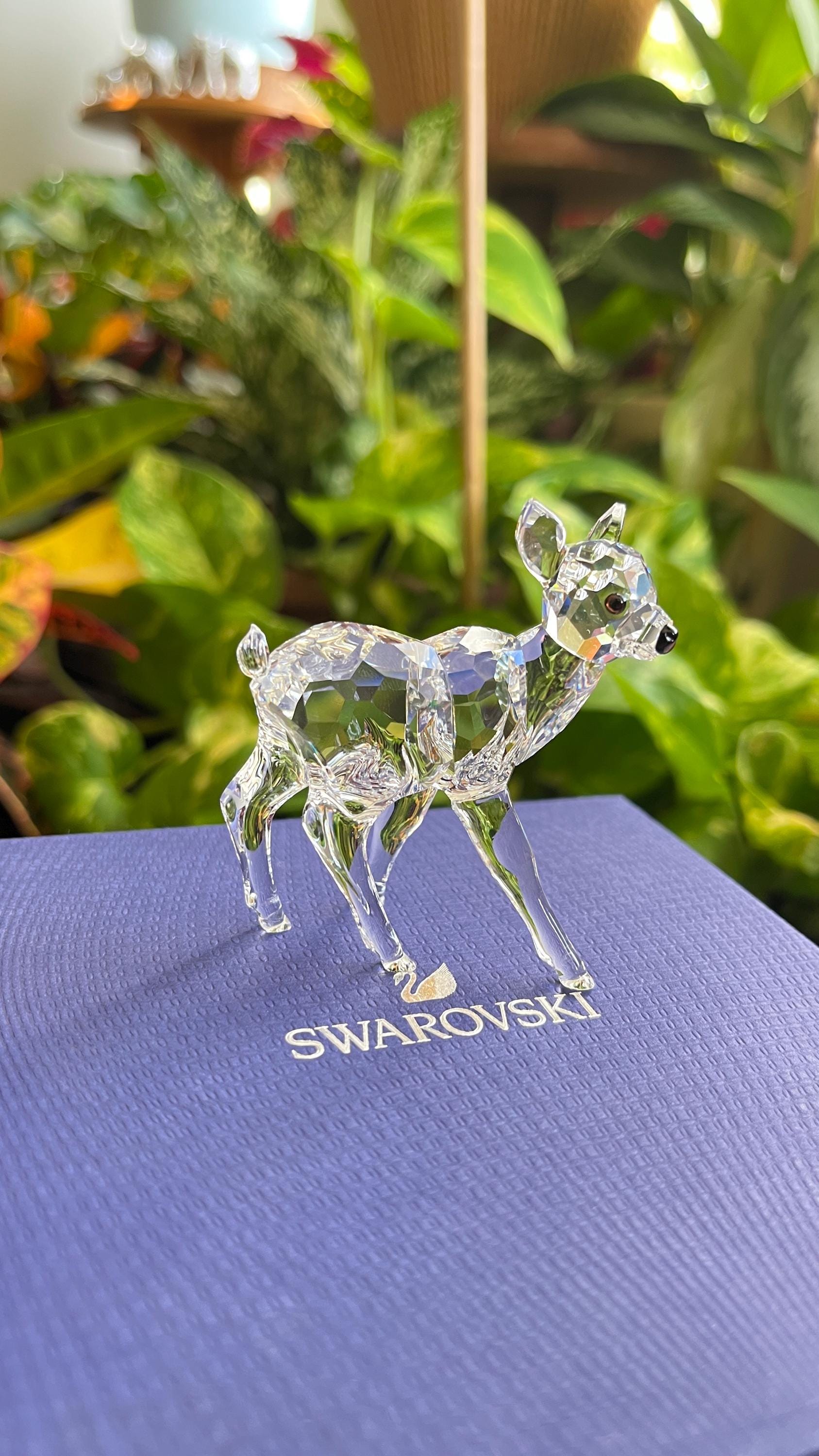 Swarovski Crystal Figurine Deer Fawn 235045 With Original Box and