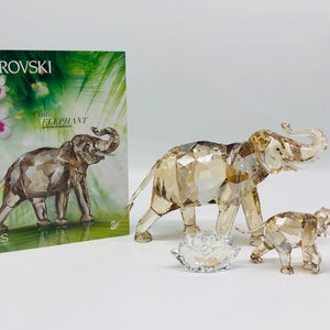 Swarovski Cinta & baby elephant 1137207 1142862 BNIB COA