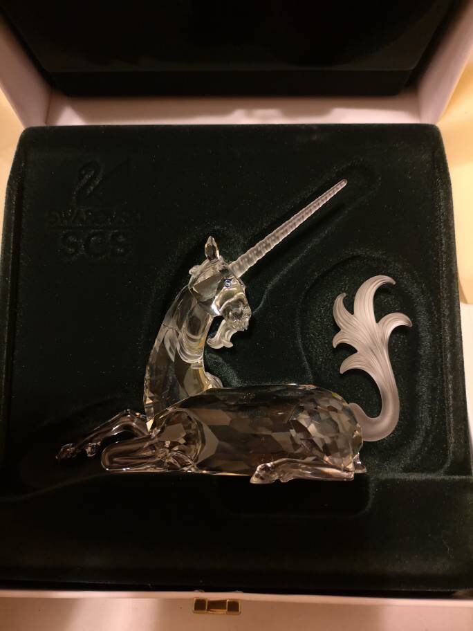 Swarovski Silver Crystal SCS Unicorn Edizione annuale limitata