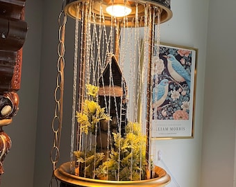 Vintage oil rain lamp made in USA  Creators Inc .