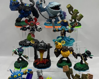 Skylanders action figures from the Spyro's Adventure and Giants series