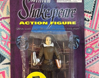William Shakespeare Action Figure 5” With Removable Quill Accoutrements (2003)