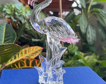Swarovski Crystal 289733 Flamingo Figure From the Feathered