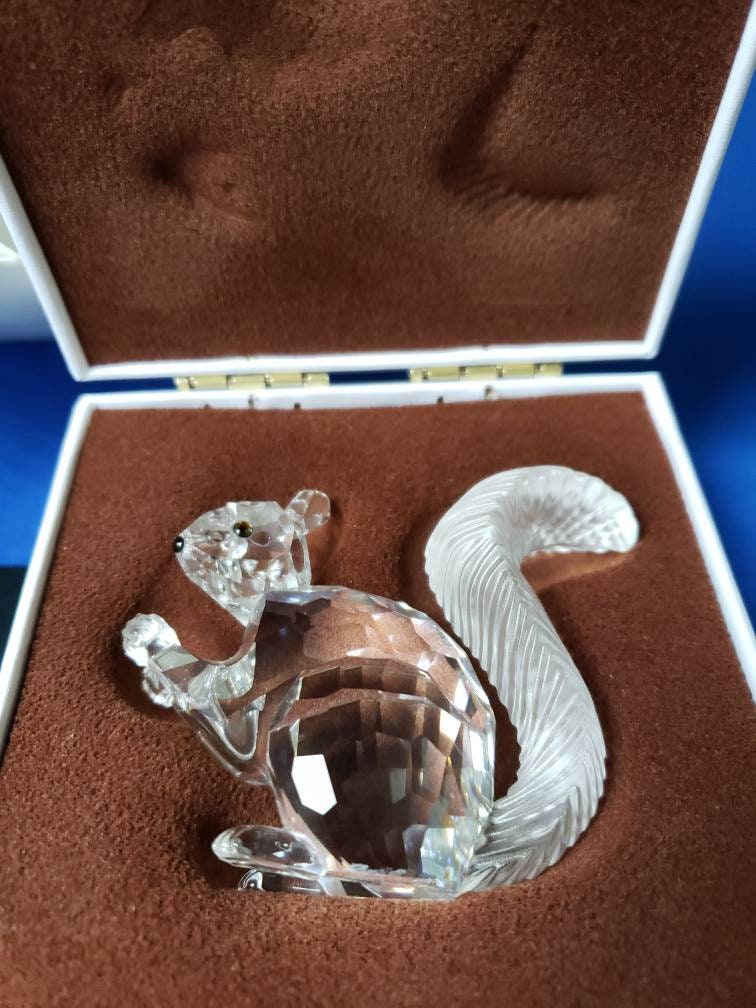 Swarovski Crystal Figurine 10th Anniversary Edition-the Squirrel