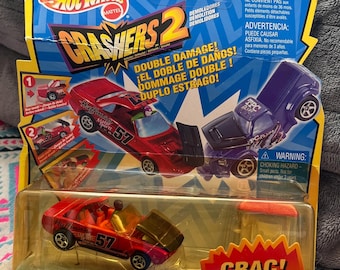 1999 Mattel Hot Wheels CRASHERS 2 Double Damage X-Ploder