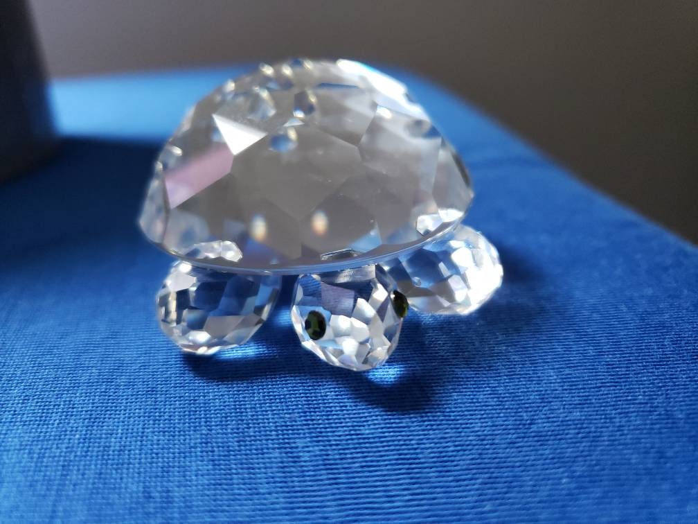 Swarovski Crystal Turtle With Original Box and COA - Etsy