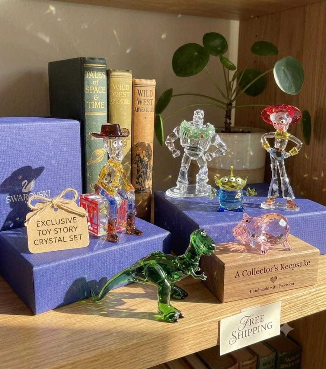 Swarovski Disney Toy Story セット売り Swarovski Toy Story Set de 6 piezas Woody Jessy Buzz Rex y Ham