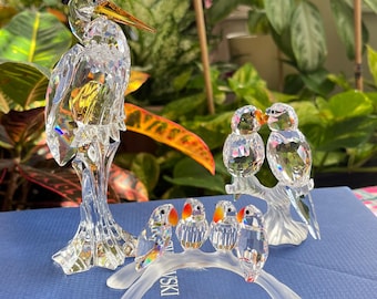 Swarovski Crystal Pig Figurine - Missing Tail - Etsy