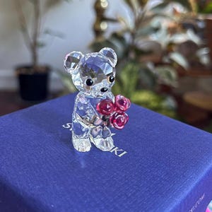 Swarovski Rose Figurine - Etsy