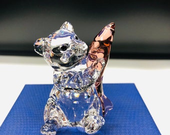 スワロフスキーのクマと魚、新品箱入り - Etsy 日本