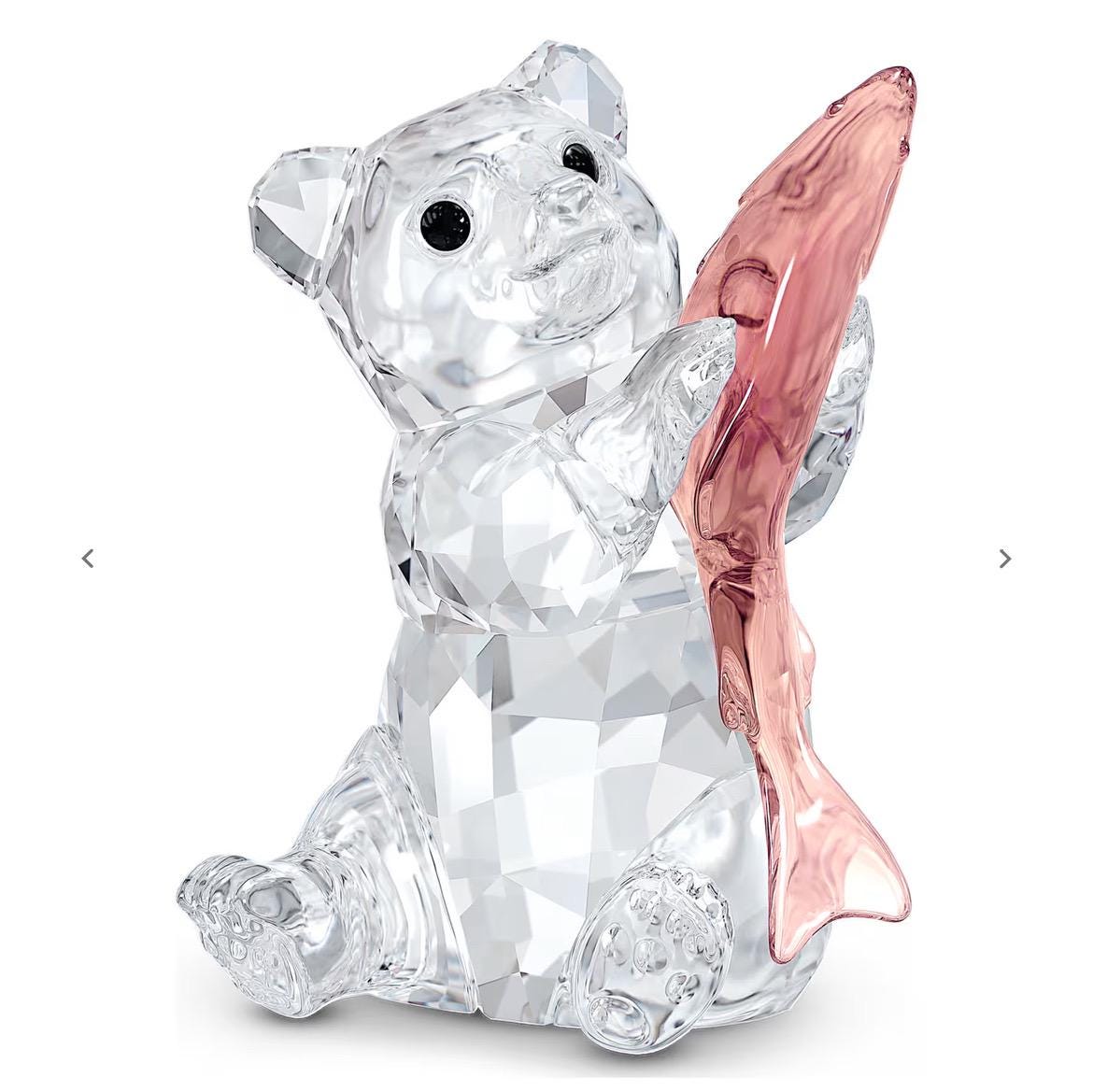 Swarovksi Bear With Fish Brand New in Box - Etsy