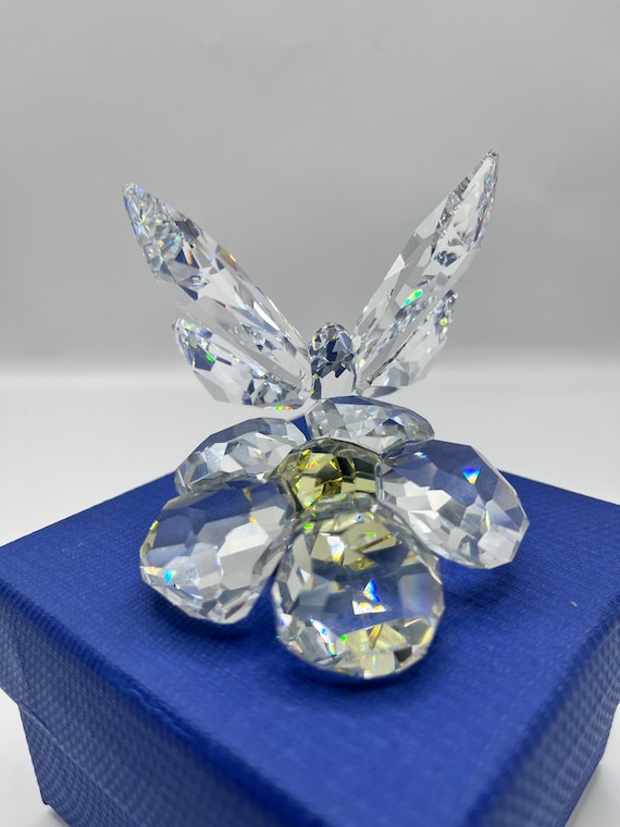 Swarovski Butterfly on Flower 840190 Without Original Box - Etsy