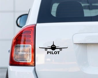 Aviation Pilot Decal Sticker