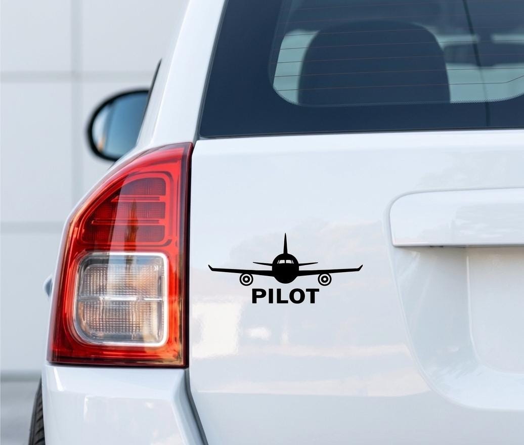 Aviation Pilot Decal Sticker - Etsy