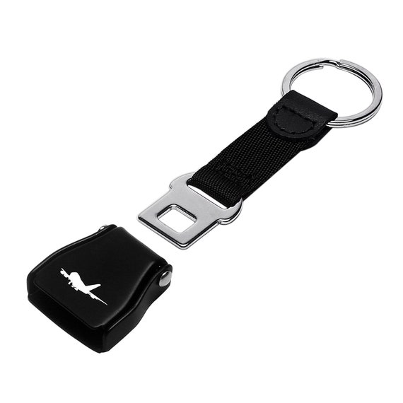 Airplane Seat Belt Keychain Multi-Colours Shiny and Matte Finish