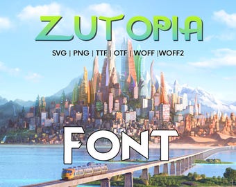 Cartoon Animal Font | Playful Animated Style | Cute Bold Kids Font | SVG Font Bundle