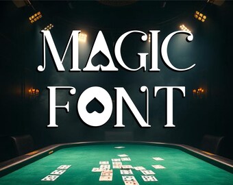 Magic Font | Card Typeface .TTF