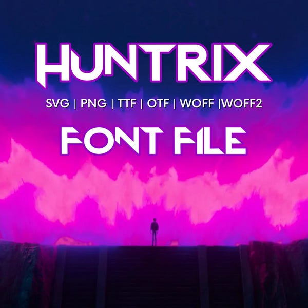 Huntrix tipografia - Etsy México