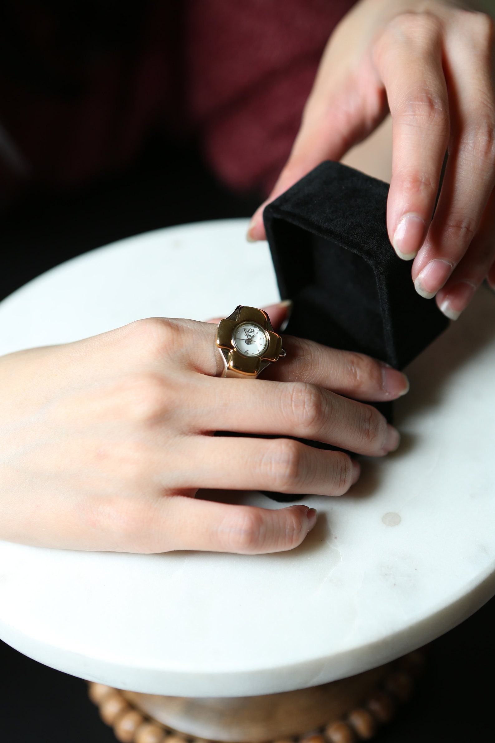 Womens Finger Ring Watch for Christams Valentine's Day Etsy Australia