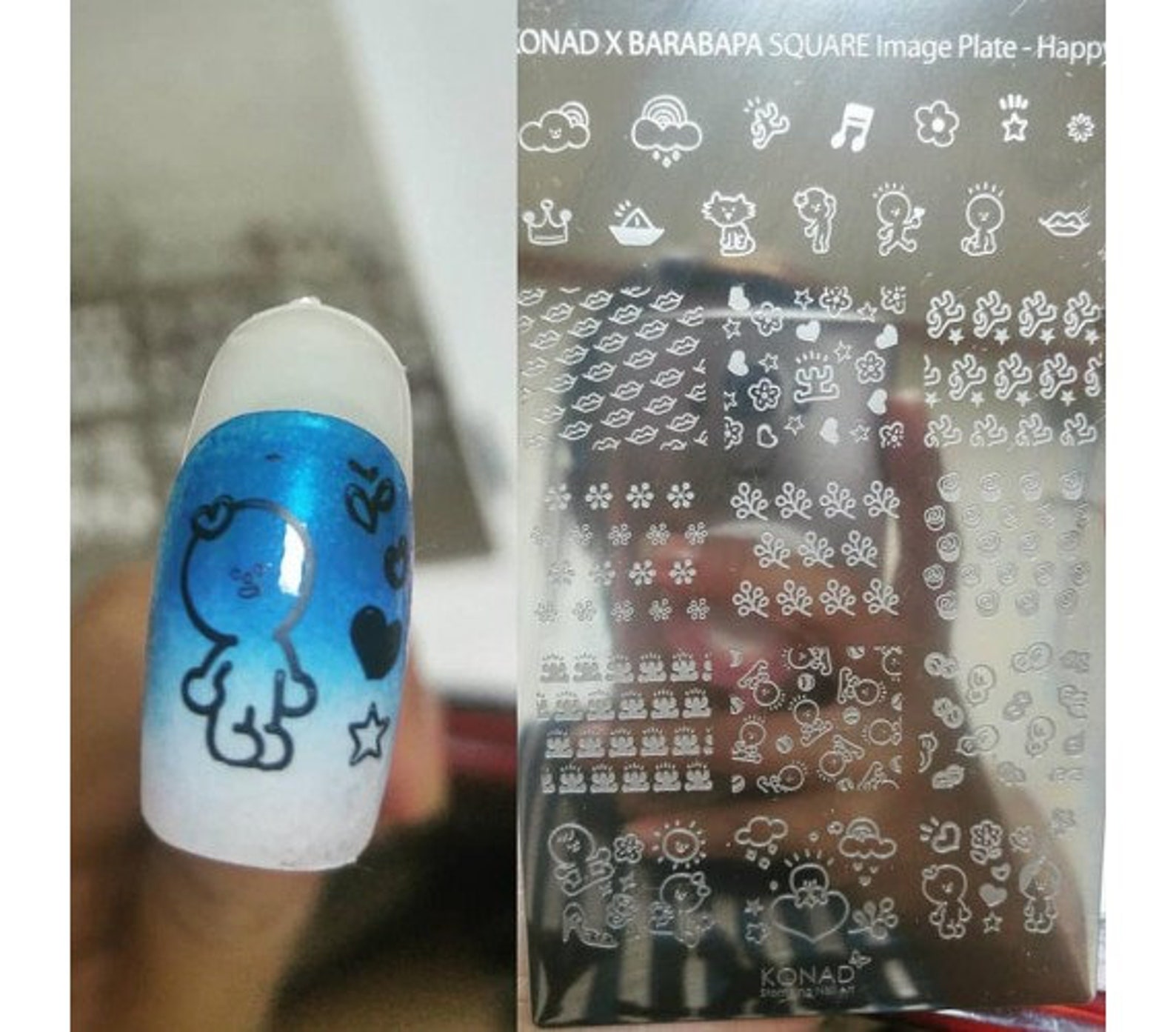 Konad x barabapa Clear Jelly Stamping Kit Honeymoon Etsy