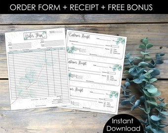 Order Form, Invoice, Order form Template