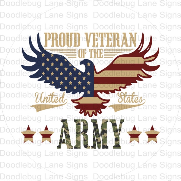 Military Wreath Sign - Army Veteran Wreath Sign - Army Boots - Round Wreath Sign - Metal Wreath Sign - Doodlebug Lane Signs